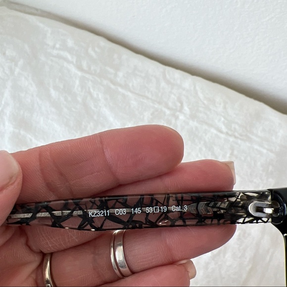 Kenzo Black Frame Glasses KZ3211 03 - Picture 8 of 9